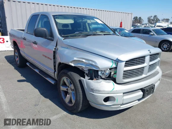 ✅ 2005 Dodge 1500 SLT • VIN: 1D7HA18D35S221333 • Лот: 45161301. Опубліковано раніше на IAAI з пробігом 150 348 миль. Безкоштовний доступ до архіву аукціонних продажів зі США та докладний звіт про історію автомобіля на DreamBid. Зображення 1.