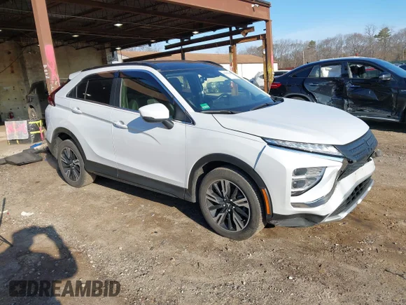 ✅ 2024 Mitsubishi Eclipse Cross SE • VIN: JA4ATWAA6RZ021671 • Lot: 44662568. Listed on IAAI with 38,271 mi. Free auction sales archive from the USA and detailed vehicle history report at DreamBid. Image 1.