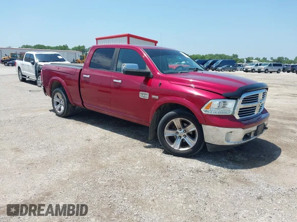 ✅ 2014 Ram 1500 Longhorn Limited • VIN: 1C6RR7WTXES277412 • Lot: 42439063. Wystawiony na IAAI z przebiegiem 117 612 mil. Bezpłatny archiwum sprzedaży aukcyjnych z USA i szczegółowy raport historii pojazdu na DreamBid. Zdjęcie 1.