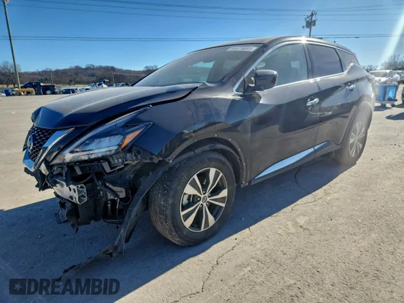 ✅ 2022 Nissan Murano S • VIN: 5N1AZ2AJ9NC127215 • Lot: 96086575. Wystawiony na Copart z przebiegiem 33 392 mil. Bezpłatny archiwum sprzedaży aukcyjnych z USA i szczegółowy raport historii pojazdu na DreamBid. Zdjęcie 1.