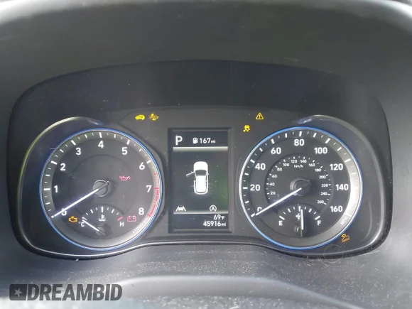 ✅ 2022 Hyundai Kona SEL • VIN: KM8K32AB7NU756948 • Lot: 44068747. Wystawiony na IAAI z przebiegiem 45 916 mil. Bezpłatny archiwum sprzedaży aukcyjnych z USA i szczegółowy raport historii pojazdu na DreamBid. Zdjęcie 7.