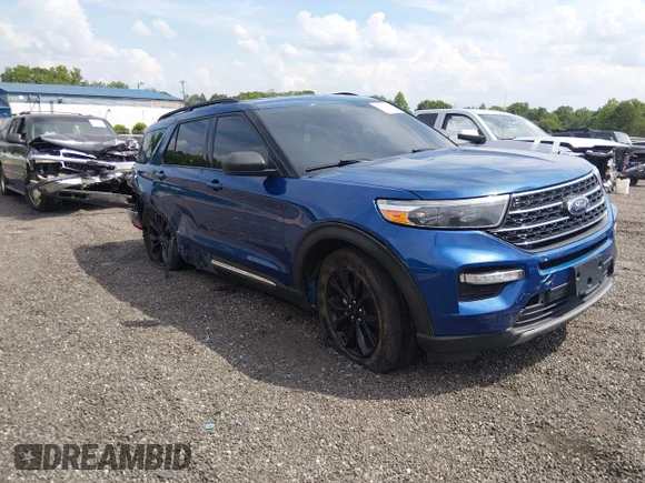 ✅ 2020 Ford Explorer XLT • VIN: 1FMSK7DH2LGD05597 • Lot: 45176588. Listed on IAAI with 133,044 mi. Free auction sales archive from the USA and detailed vehicle history report at DreamBid. Image 1.