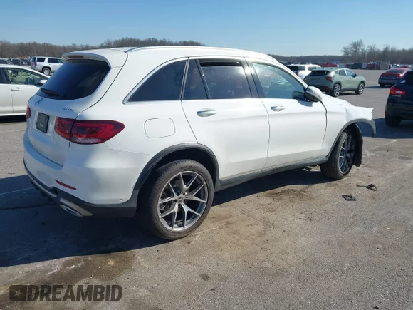 ✅ 2021 Mercedes-Benz GLC 300 • VIN: W1N0G8EB5MF917712 • Lot: 44661982. Wystawiony na IAAI z przebiegiem 44 377 mil. Bezpłatny archiwum sprzedaży aukcyjnych z USA i szczegółowy raport historii pojazdu na DreamBid. Zdjęcie 4.