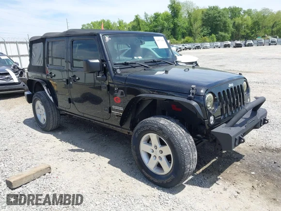 ✅ 2018 Jeep Wrangler Unlimited Sport S • VIN: 1C4BJWDGXJL860004 • Lot: 44852164. Wystawiony na IAAI z przebiegiem 67 953 mil. Bezpłatny archiwum sprzedaży aukcyjnych z USA i szczegółowy raport historii pojazdu na DreamBid. Zdjęcie 1.