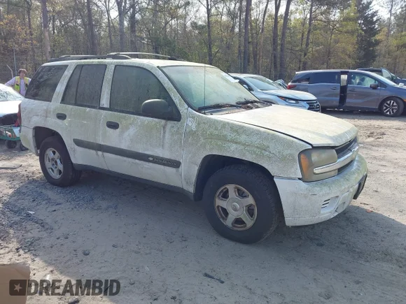 ✅ 2003 Chevrolet TrailBlazer LTZ • VIN: 1GNDT13S432105734 • Lot: 44686483. Listed on IAAI with Not provided. Free auction sales archive from the USA and detailed vehicle history report at DreamBid. Image 1.