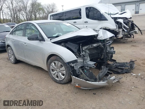 ✅ 2012 Chevrolet Cruze LS • VIN: 1G1PC5SH5C7267984 • Lot: 42032898. Listed on IAAI with 105,489 mi. Free auction sales archive from the USA and detailed vehicle history report at DreamBid. Image 1.
