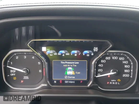 ✅ 2021 GMC Sierra 1500 Denali • VIN: 1GTU9FELXMZ286406 • Лот: 43585682. Опубликован ранее на IAAI с пробегом 58 146 миль. Бесплатный доступ к архиву аукционных продаж из США и подробный отчёт об истории автомобиля на DreamBid. Изображение 7.