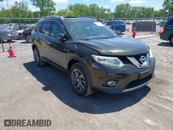✅ 2016 Nissan Rogue SL • VIN: 5N1AT2MVXGC769624 • Lot: 45094888. Listed on IAAI with 89,386 mi. Free auction sales archive from the USA and detailed vehicle history report at DreamBid. Image 1.