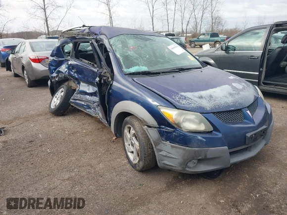 ✅ 2003 Pontiac Vibe • VIN: 5Y2SL62863Z409576 • Lot: 44603494. Wystawiony na IAAI z przebiegiem 274 587 mil. Bezpłatny archiwum sprzedaży aukcyjnych z USA i szczegółowy raport historii pojazdu na DreamBid. Zdjęcie 1.