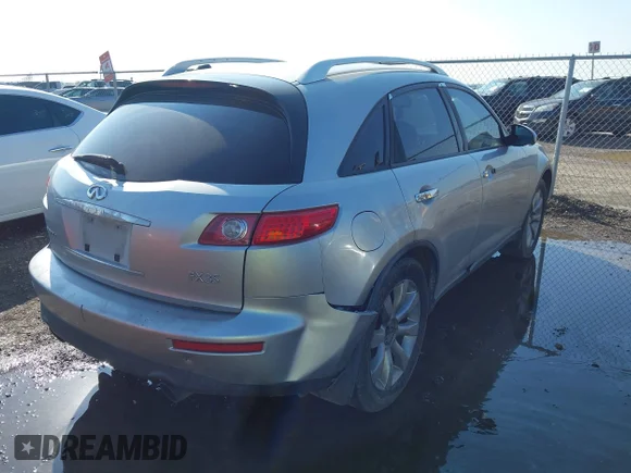 ✅ 2004 Infiniti FX • VIN: JNRAS08U14X106556 • Lot: 42910691. Wystawiony na IAAI z przebiegiem 266 657 mil. Bezpłatny archiwum sprzedaży aukcyjnych z USA i szczegółowy raport historii pojazdu na DreamBid. Zdjęcie 4.