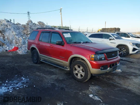 ✅ 2005 Ford Explorer Eddie Bauer • VIN: 1FMZU74E85UA84817 • Lot: 44319493. Wystawiony na IAAI z przebiegiem 154 917 mil. Bezpłatny archiwum sprzedaży aukcyjnych z USA i szczegółowy raport historii pojazdu na DreamBid. Zdjęcie 1.