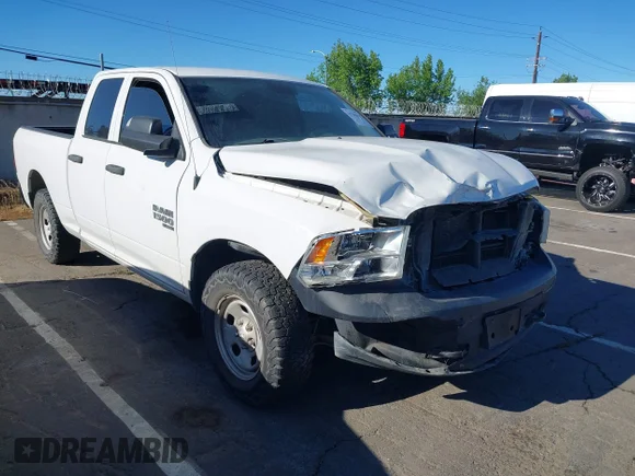 ✅ 2019 Ram 1500 Tradesman • VIN: 1C6RR7FG8KS541824 • Лот: 44790634. Опубликован ранее на IAAI с пробегом 112 280 миль. Бесплатный доступ к архиву аукционных продаж из США и подробный отчёт об истории автомобиля на DreamBid. Изображение 1.