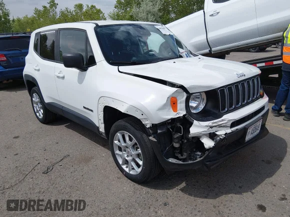 ✅ 2023 Jeep Renegade Upland • VIN: ZACNJDB13PPP62417 • Lot: 44996907. Wystawiony na IAAI z przebiegiem 45 460 mil. Bezpłatny archiwum sprzedaży aukcyjnych z USA i szczegółowy raport historii pojazdu na DreamBid. Zdjęcie 1.