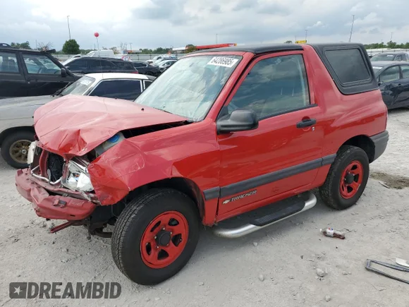 ✅ 2003 Chevrolet Tracker • VIN: 2CNBJ18C836905992 • Lot: 64286985. Wystawiony na Copart z przebiegiem 100 066 mil. Bezpłatny archiwum sprzedaży aukcyjnych z USA i szczegółowy raport historii pojazdu na DreamBid. Zdjęcie 1.
