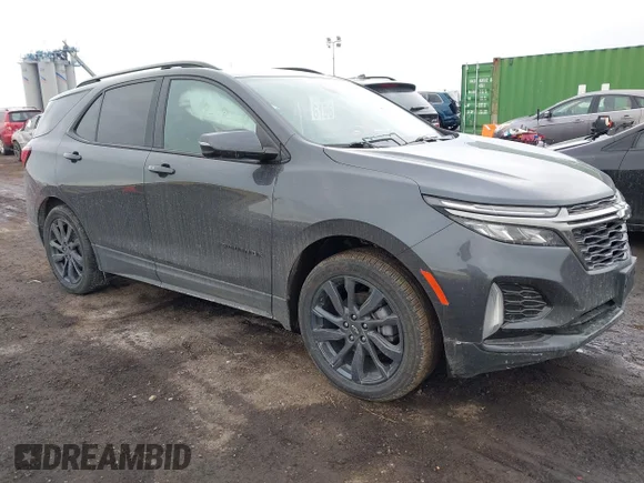✅ 2022 Chevrolet Equinox RS • VIN: 3GNAXWEV5NS244922 • Lot: 44362484. Wystawiony na IAAI z przebiegiem 42 443 mil. Bezpłatny archiwum sprzedaży aukcyjnych z USA i szczegółowy raport historii pojazdu na DreamBid. Zdjęcie 1.