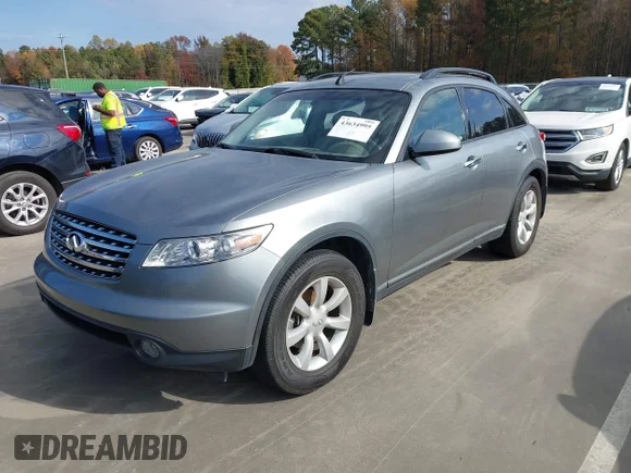 ✅ 2005 Infiniti FX • VIN: JNRAS08W65X217901 • Lot: 43634995. Wystawiony na IAAI z przebiegiem 202 867 mil. Bezpłatny archiwum sprzedaży aukcyjnych z USA i szczegółowy raport historii pojazdu na DreamBid. Zdjęcie 2.