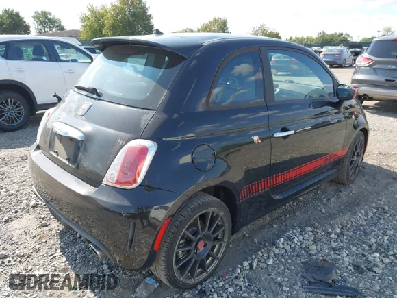 ✅ 2013 FIAT 500 Abarth • VIN: 3C3CFFFH5DT627589 • Lot: 43188278. Wystawiony na IAAI z przebiegiem 47 178 mil. Bezpłatny archiwum sprzedaży aukcyjnych z USA i szczegółowy raport historii pojazdu na DreamBid. Zdjęcie 4.