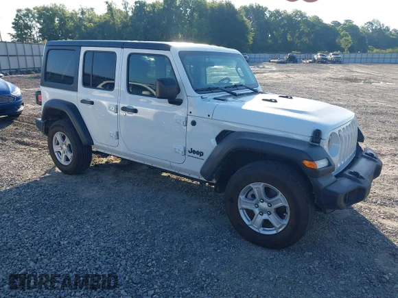 ✅ 2023 Jeep Wrangler Willys • VIN: 1C4HJXDG1PW531053 • Лот: 42266643. Опубликован ранее на IAAI с пробегом 28 506 миль. Бесплатный доступ к архиву аукционных продаж из США и подробный отчёт об истории автомобиля на DreamBid. Изображение 1.