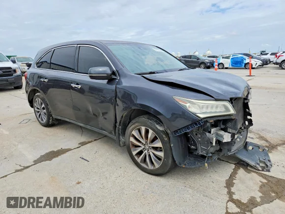 ✅ 2015 Acura MDX Technology • VIN: 5FRYD4H40FB013488 • Lot: 61107346. Wystawiony na Copart z przebiegiem 170 511 mil. Bezpłatny archiwum sprzedaży aukcyjnych z USA i szczegółowy raport historii pojazdu na DreamBid. Zdjęcie 4.