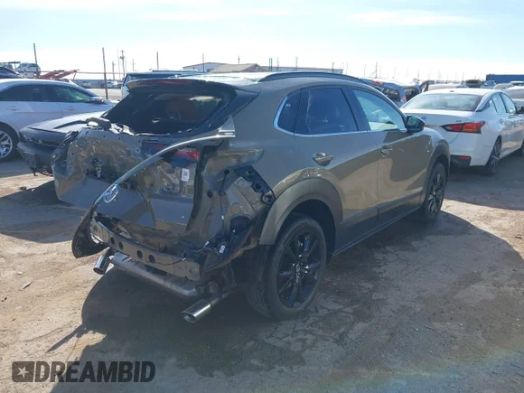 ✅ 2025 Mazda CX-30 Carbon Edition • VIN: 3MVDMBXY7SM850171 • Лот: 44408836. Опубліковано раніше на IAAI з пробігом 4 379 миль. Безкоштовний доступ до архіву аукціонних продажів зі США та докладний звіт про історію автомобіля на DreamBid. Зображення 4.