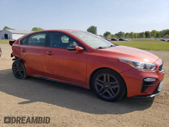 ✅ 2021 Kia Forte GT-Line • VIN: 3KPF34AD9ME324474 • Lot: 69716884. Listed on Copart with 56,602 mi. Free auction sales archive from the USA and detailed vehicle history report at DreamBid. Image 4.