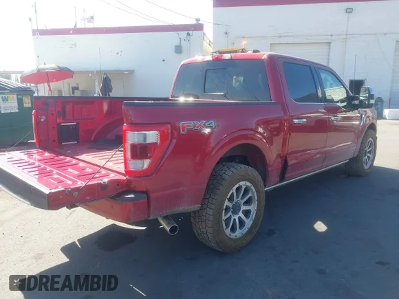 ✅ 2022 Ford F-150 King Ranch • VIN: 1FTFW1ED0NFC17143 • Lot: 43144393. Wystawiony na IAAI z przebiegiem 27 528 mil. Bezpłatny archiwum sprzedaży aukcyjnych z USA i szczegółowy raport historii pojazdu na DreamBid. Zdjęcie 4.
