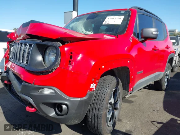 ✅ 2019 Jeep Renegade Trailhawk • VIN: ZACNJBC12KPK57948 • Lot: 44305266. Wystawiony na IAAI z przebiegiem 146 665 mil. Bezpłatny archiwum sprzedaży aukcyjnych z USA i szczegółowy raport historii pojazdu na DreamBid. Zdjęcie 2.