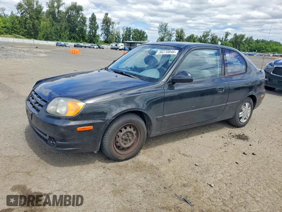 ✅ 2005 Hyundai Accent GLS • VIN: KMHCG35C95U330261 • Lot: 56270846. Listed on Copart with 116,448 mi. Free auction sales archive from the USA and detailed vehicle history report at DreamBid. Image 1.
