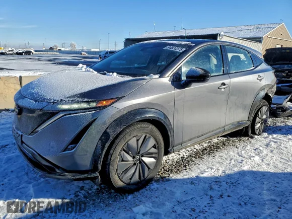 ✅ 2024 Nissan ARIYA Engage+ • VIN: JN1DF0BB5RM731935 • Lot: 94824275. Listed on Copart with 10,546 mi. Free auction sales archive from the USA and detailed vehicle history report at DreamBid. Image 1.