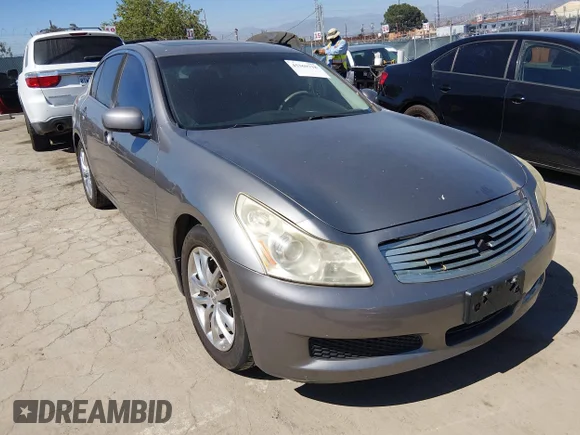 ✅ 2007 Infiniti G35 • VIN: JNKBV61E97M718512 • Lot: 45369718. Wystawiony na IAAI z przebiegiem 204 695 mil. Bezpłatny archiwum sprzedaży aukcyjnych z USA i szczegółowy raport historii pojazdu na DreamBid. Zdjęcie 1.