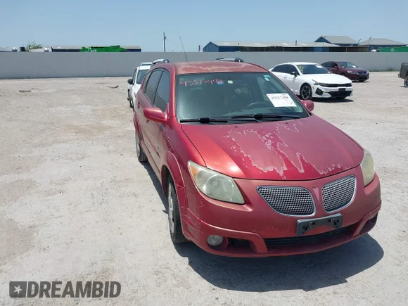 ✅ 2005 Pontiac Vibe • VIN: 5Y2SL63875Z409698 • Лот: 45517498. Опубліковано раніше на IAAI з пробігом 196 232 миль. Безкоштовний доступ до архіву аукціонних продажів зі США та докладний звіт про історію автомобіля на DreamBid. Зображення 1.
