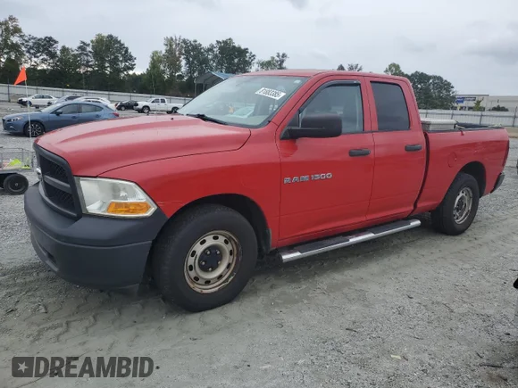 ✅ 2012 Ram 1500 ST • VIN: 1C6RD6FK9CS116790 • Лот: 81883385. Опубліковано раніше на Copart з пробігом 128 236 миль. Безкоштовний доступ до архіву аукціонних продажів зі США та докладний звіт про історію автомобіля на DreamBid. Зображення 1.