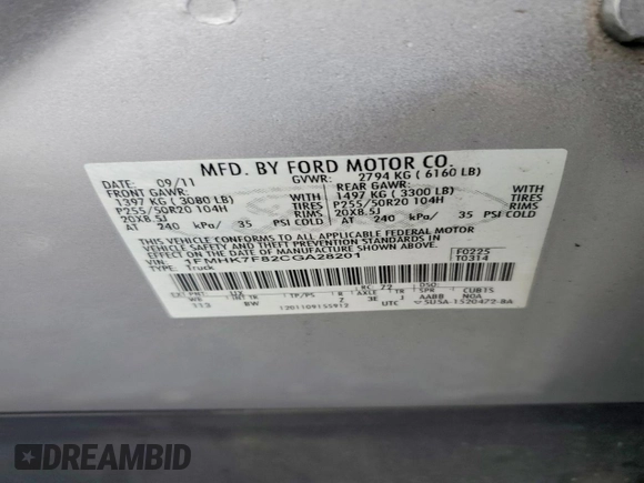 ✅ 2012 Ford Explorer Limited • VIN: 1FMHK7F82CGA28201 • Лот: 98820455. Опубліковано раніше на Copart з пробігом 153 245 миль. Безкоштовний доступ до архіву аукціонних продажів зі США та докладний звіт про історію автомобіля на DreamBid. Зображення 12.