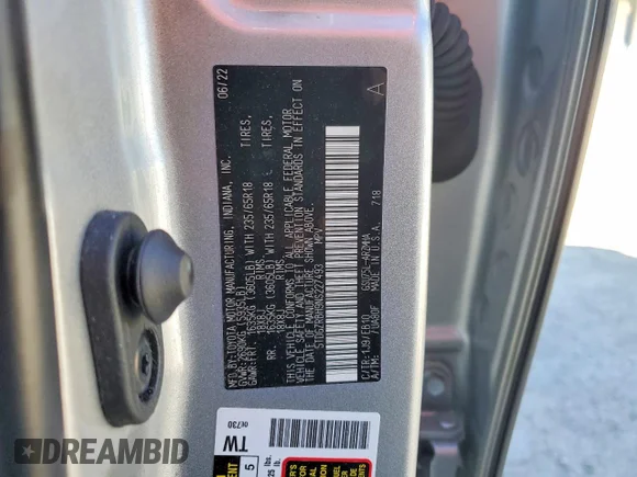 ✅ 2022 Toyota Highlander XLE • VIN: 5TDGZRBH9NS227493 • Лот: 76978075. Опубликован ранее на Copart с пробегом 65 483 миль. Бесплатный доступ к архиву аукционных продаж из США и подробный отчёт об истории автомобиля на DreamBid. Изображение 13.