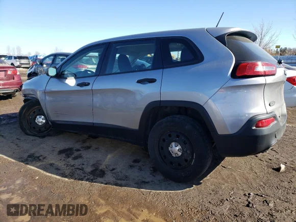 ✅ 2017 Jeep Cherokee Sport • VIN: 1C4PJLAB7HW619510 • Лот: 40983793. Опубликован ранее на Copart с пробегом 77 212 миль. Бесплатный доступ к архиву аукционных продаж из США и подробный отчёт об истории автомобиля на DreamBid. Изображение 2.