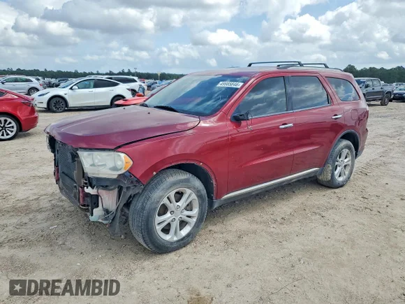 ✅ 2013 Dodge Durango Crew • VIN: 1C4SDJDT5DC565632 • Lot: 49985846. Wystawiony na Copart z przebiegiem 130 151 mil. Bezpłatny archiwum sprzedaży aukcyjnych z USA i szczegółowy raport historii pojazdu na DreamBid. Zdjęcie 1.