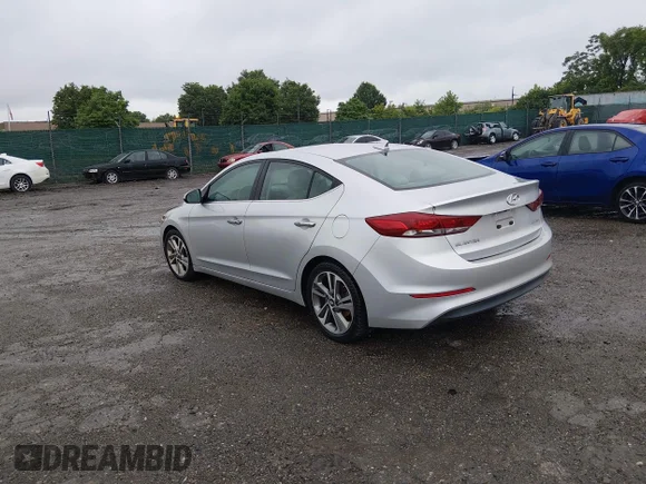 ✅ 2017 Hyundai Elantra Limited • VIN: 5NPD84LF8HH041413 • Lot: 45448697. Listed on IAAI with 85,497 mi. Free auction sales archive from the USA and detailed vehicle history report at DreamBid. Image 3.
