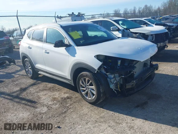 ✅ 2018 Hyundai Tucson SEL Plus • VIN: KM8J33A42JU727001 • Lot: 44688373. Listed on IAAI with 76,792 mi. Free auction sales archive from the USA and detailed vehicle history report at DreamBid. Image 1.