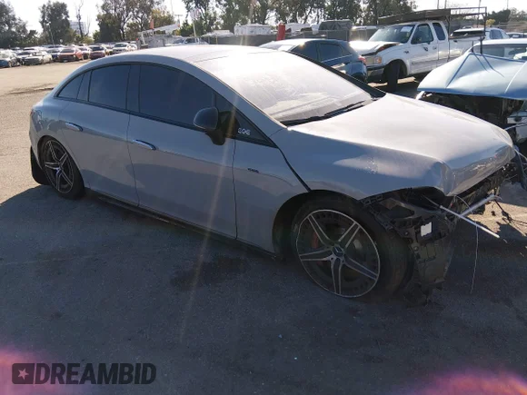 ✅ 2023 Mercedes-Benz EQE AMG • VIN: W1KEG5DB6PF024147 • Lot: 44423258. Listed on IAAI with 32,019 mi. Free auction sales archive from the USA and detailed vehicle history report at DreamBid. Image 1.