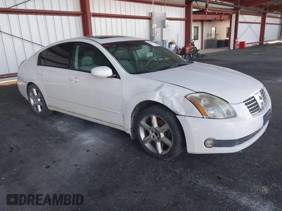✅ 2005 Nissan Maxima SE • VIN: 1N4BA41E35C851020 • Lot: 43377113. Listed on IAAI with 162,114 mi. Free auction sales archive from the USA and detailed vehicle history report at DreamBid. Image 1.