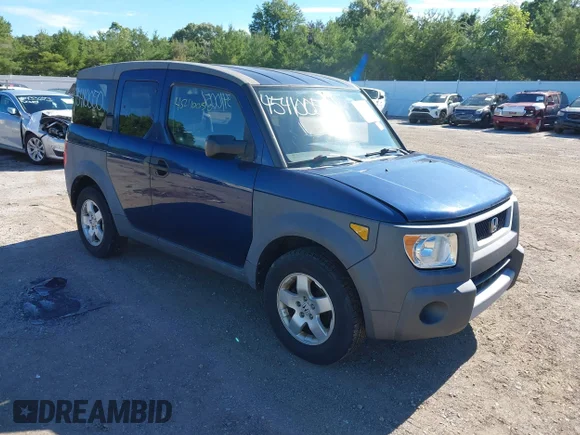 ✅ 2003 Honda Element EX • VIN: 5J6YH28533L014284 • Lot: 45410050. Listed on IAAI with 225,511 mi. Free auction sales archive from the USA and detailed vehicle history report at DreamBid. Image 1.