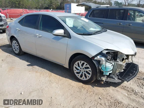 ✅ 2018 Toyota Corolla LE • VIN: 5YFBURHE2JP852777 • Lot: 44548267. Listed on IAAI with 71,617 mi. Free auction sales archive from the USA and detailed vehicle history report at DreamBid. Image 1.