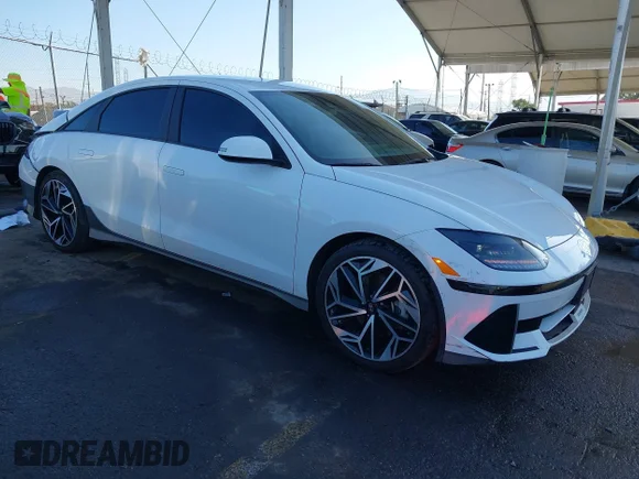 ✅ 2023 Hyundai Ioniq 6 SEL • VIN: KMHM34AC8PA024507 • Lot: 43151919. Wystawiony na IAAI z przebiegiem 90 183 mil. Bezpłatny archiwum sprzedaży aukcyjnych z USA i szczegółowy raport historii pojazdu na DreamBid. Zdjęcie 1.