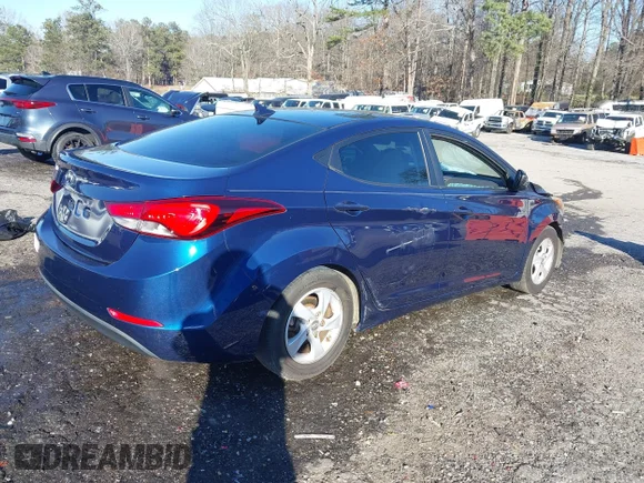 ✅ 2015 Hyundai Elantra SE • VIN: 5NPDH4AE4FH639389 • Lot: 44166445. Wystawiony na IAAI z przebiegiem 192 529 mil. Bezpłatny archiwum sprzedaży aukcyjnych z USA i szczegółowy raport historii pojazdu na DreamBid. Zdjęcie 4.