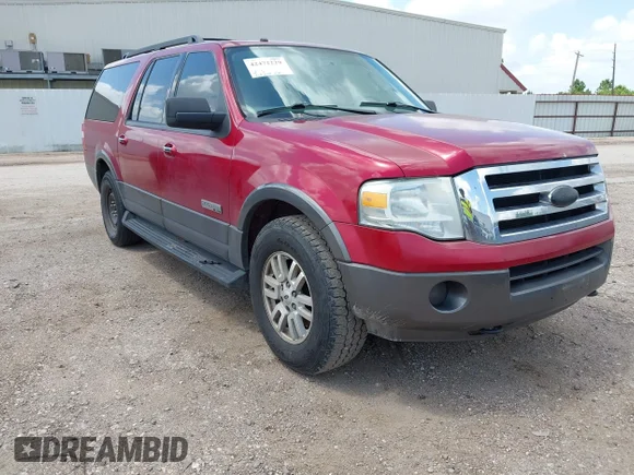 ✅ 2007 Ford Expedition Max XLT • VIN: 1FMFK16537LA86518 • Lot: 42472229. Listed on IAAI with 213,010 mi. Free auction sales archive from the USA and detailed vehicle history report at DreamBid. Image 1.