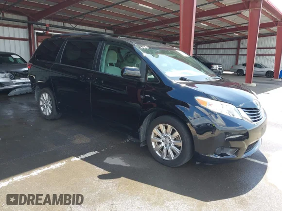 ✅ 2017 Toyota Sienna LE • VIN: 5TDJZ3DCXHS149363 • Lot: 45259564. Listed on IAAI with 135,511 mi. Free auction sales archive from the USA and detailed vehicle history report at DreamBid. Image 1.