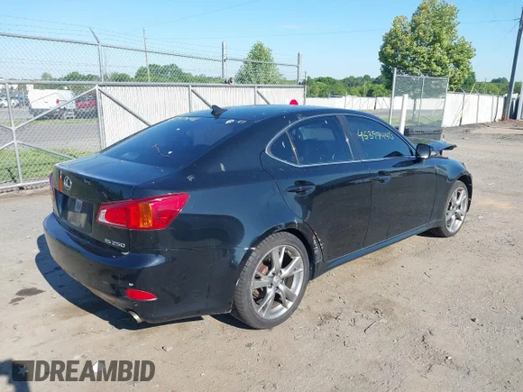 ✅ 2010 Lexus IS 250 • VIN: JTHBF5C23A5114093 • Lot: 45397446. Listed on IAAI with 203,866 mi. Free auction sales archive from the USA and detailed vehicle history report at DreamBid. Image 4.