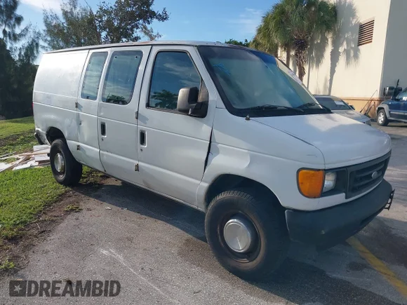 ✅ 2006 Ford Econoline Cargo • VIN: 1FTNE24W76DB08103 • Lot: 43444676. Listed on IAAI with 301,369 mi. Free auction sales archive from the USA and detailed vehicle history report at DreamBid. Image 1.
