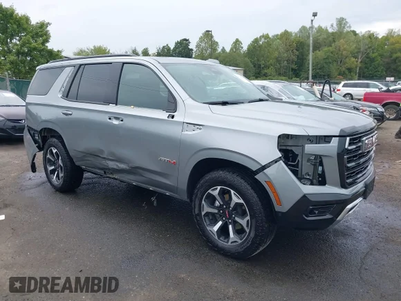 ✅ 2025 GMC Yukon AT4 • VIN: 1GKS2CRD3SR161486 • Lot: 43188683. Wystawiony na IAAI z przebiegiem 123 mil. Bezpłatny archiwum sprzedaży aukcyjnych z USA i szczegółowy raport historii pojazdu na DreamBid. Zdjęcie 1.