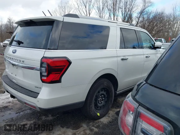 ✅ 2023 Ford Expedition Max Limited • VIN: 1FMJK2A82PEA25893 • Lot: 41440143. Wystawiony na IAAI z przebiegiem 39 665 mil. Bezpłatny archiwum sprzedaży aukcyjnych z USA i szczegółowy raport historii pojazdu na DreamBid. Zdjęcie 4.